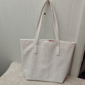 Elegant White Tote Bag